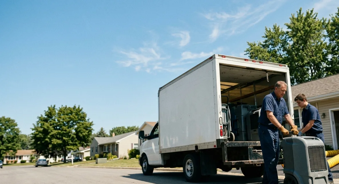 Water Damage Cleanup in Oswego, IL near me